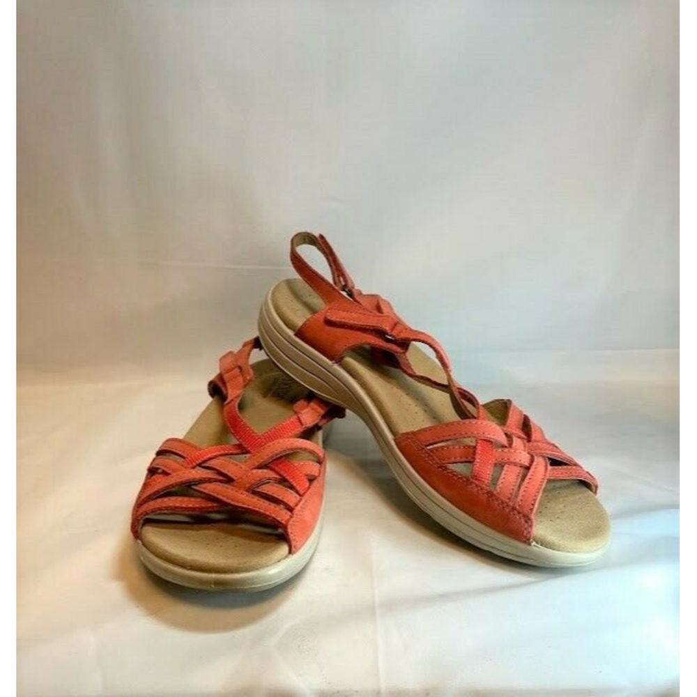 Hotter - Comfort Concept - Orange strappy sandals - US 8 - Women's
